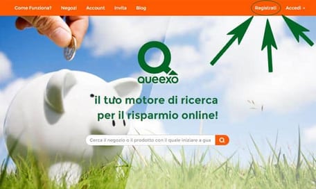 piano di affiliazione di queexo